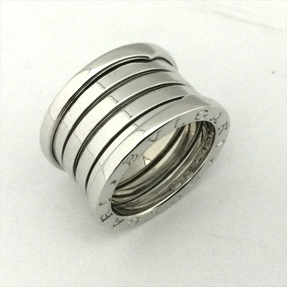 BVLGARI Handbags - Bvlgari B-Zero1 4 Band Ring White Gold